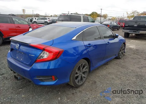 2019 Honda Civic Sport from USA, damaged, VIN 2HGFC2F8XKH578777